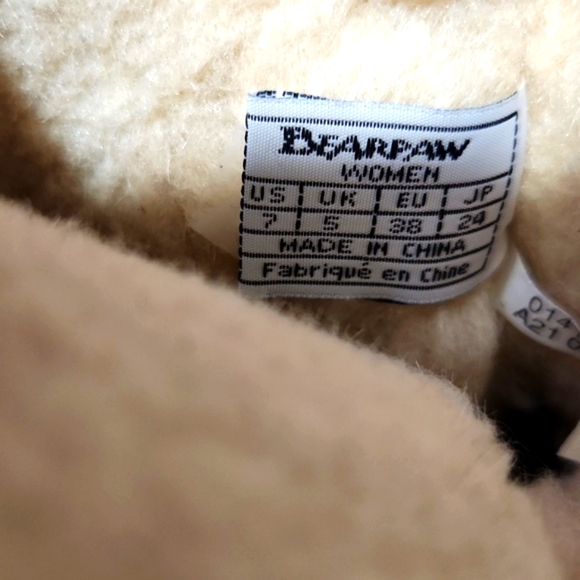 BearPaw Clara Suede, Wool Sheepskin Boots Women's Size 7 - Picture 11 of 13